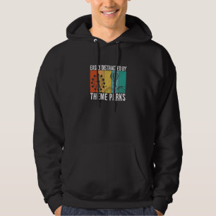 Veste À Capuche Facilement Distrait Par Les Parcs À Thèmes - Cool