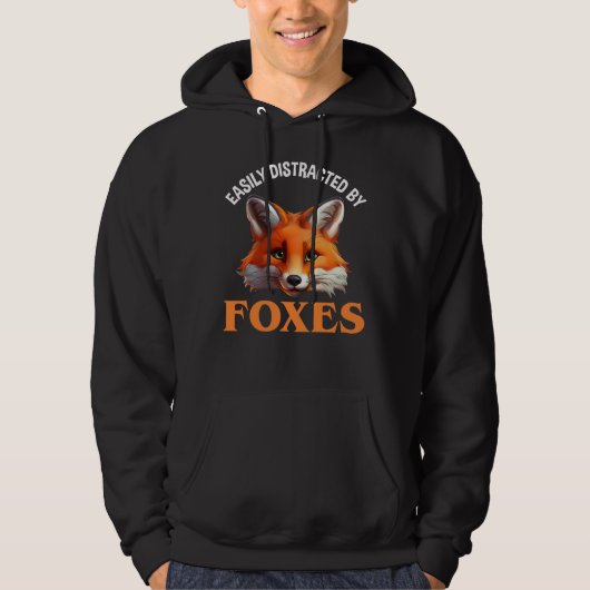 Veste À Capuche Facilement Distrait Par Les Renards (Devant)