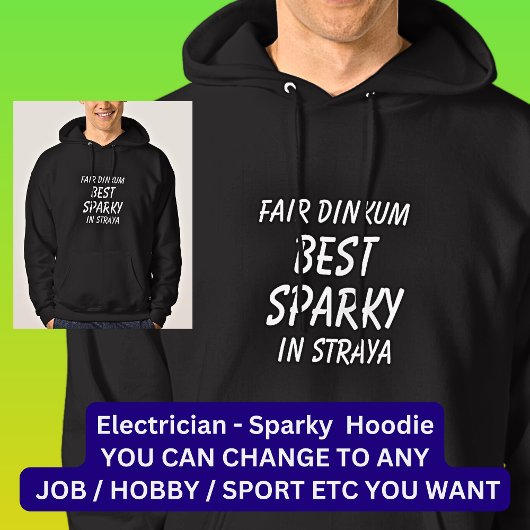 Veste À Capuche Fair Dinkum BEST SPARKY (Electricien) en Straya