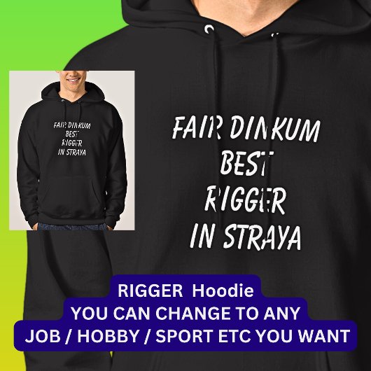 Veste À Capuche Fair Dinkum MEILLEUR RIGGER à Straya