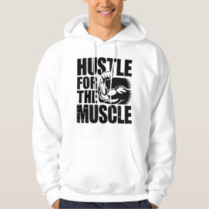 Veste À Capuche Faire du forcing pour les muscles Citation de gym