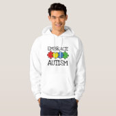 Veste À Capuche Faire place à l'autisme (Devant entier)
