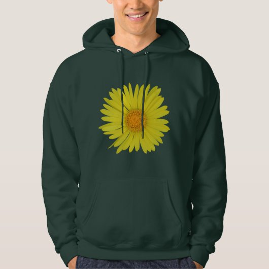 Veste À Capuche Faisée jaune (isolée) (Devant)