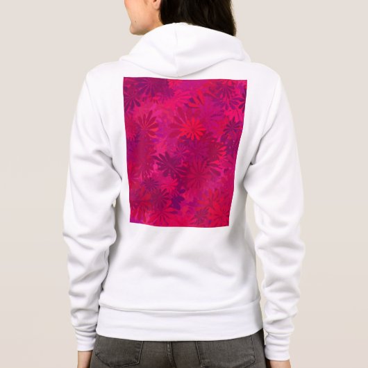 Veste À Capuche Faisées rouges (Dos)