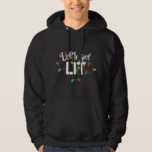 Veste À Capuche Faisons Lit Drôle Vêtements de Noël Xma (Devant)