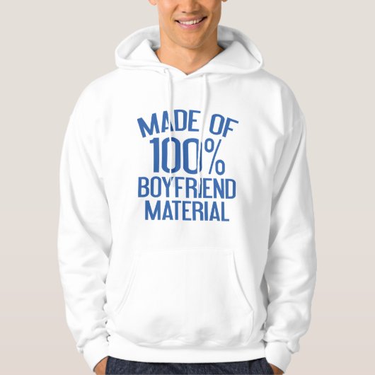 Veste À Capuche Fait De 100% Boyfriend Matériel (Devant)