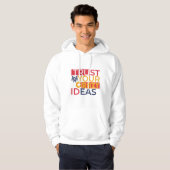 Veste À Capuche Faites confiance à vos idées fous (Devant entier)