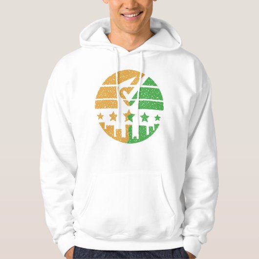 Veste À Capuche Faites votre marque (Devant)