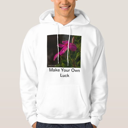 Veste À Capuche Faites votre propre chance (Devant)