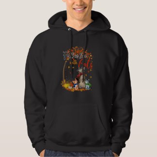 Veste À Capuche Fall In Love With Cats Autumn Leaves Thanksgiving