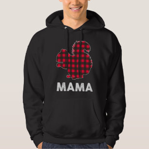 Veste À Capuche Famille de jumelage de Noël d'écureuil de Mana rou