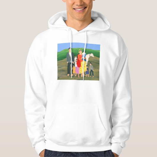 Veste À Capuche Famille gitane 1986 (Devant)