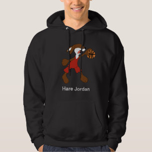 Veste À Capuche Fan du Michael Jordan de lapin de bande dessinée