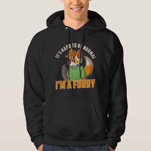 Veste À Capuche Fandom furry - Fursona Furry Fursuit (Devant)