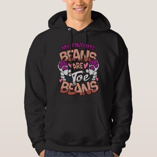 Veste À Capuche Fandom Fursona Fourrure Mes Haricots Préférés sont (Devant)