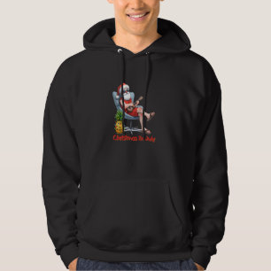 Veste À Capuche Fantastique Santa Claus Beach lumières de Noël