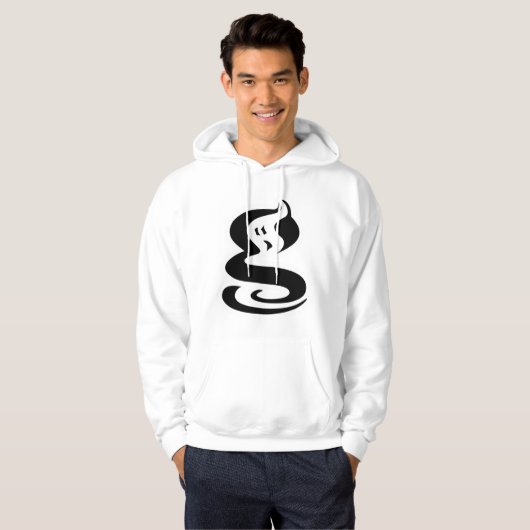 Veste À Capuche Fantôme dans le code – Esprit pixélisé (Devant entier)