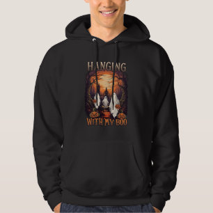 Veste À Capuche Fantômes de Boo suspendus Citrouilles Lune pleine