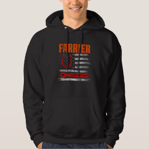 Veste À Capuche Farrier Horseshoe Hoof Trimming Equine Shoeing 39