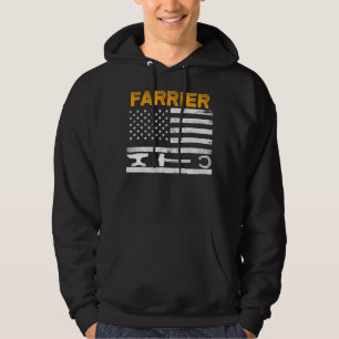 Veste À Capuche Farrier Horseshoe Hoof Trimming Equine Shoeing _45