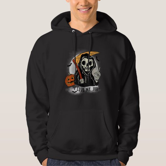 Veste À Capuche Faucheur d'Halloween (Devant)