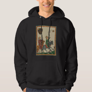 Veste À Capuche Fauconnerie, Codex Manesse du XIVe siècle