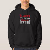 Veste À Capuche Faux programmeur codant du code logiciel  3 (Devant)