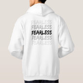 Veste À Capuche Fearless Bold Stacked Text Hoodie (Dos)
