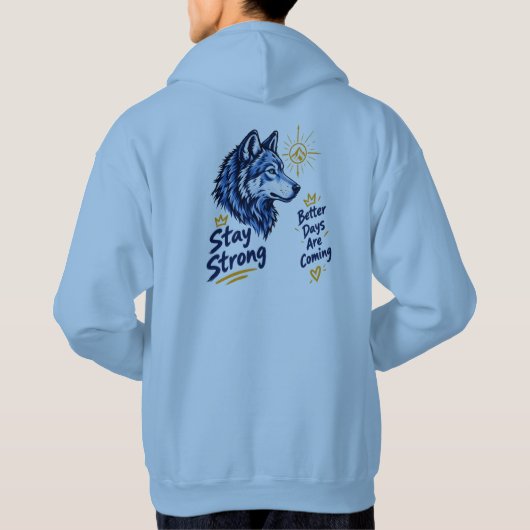 Veste À Capuche Fearless Wolf (Dos)