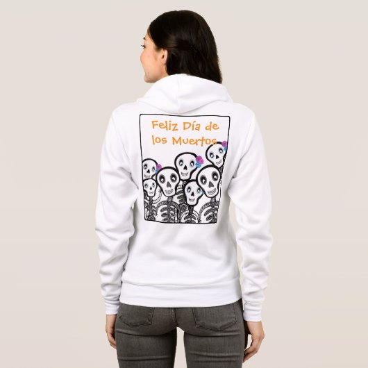 Veste À Capuche Feliz Día de los Muertos (Dos entier)