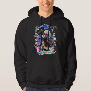 Veste À Capuche Feminist 1973 Pro Roe Glitchy Punk Rock déprimé