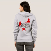 Veste À Capuche Femme avec ses Dragons (Dos entier)