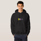 Veste À Capuche Femme Cute Animal Chat Non Binary Pride Agender N (Devant entier)