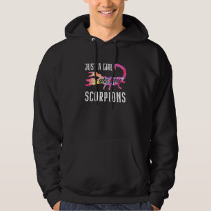 Veste À Capuche Femme Fille qui aime les scorpions Horoscope Insec