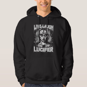 Veste À Capuche Femme gothique satanique Lucifer rire vivant en M