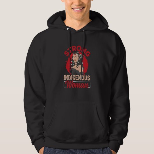 Veste À Capuche Femme indigène forte (Devant)