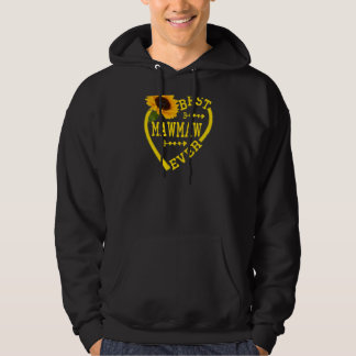 Veste À Capuche Femme Meilleure Mawmaw Jamais Mère's Day Coeur Sun