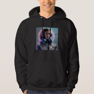 Veste À Capuche Femme Oreilles de Chat Rose Lune Clair de Lune Fan