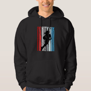 Veste À Capuche Femmes 46ème Basket Anniversaire Femmes Retro Vint