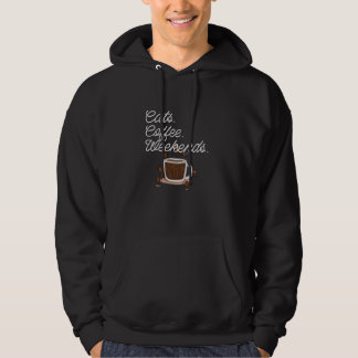 Veste À Capuche Femmes de week-end de café de chats Barista Caféin
