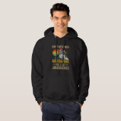 Veste À Capuche Femmes Fun Femmes Rétro Mimisaurus Dinosaur Rex Mo (Devant entier)