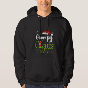Veste À Capuche Femmes Grumpy Claus Funny Famille Père Noël Pajama