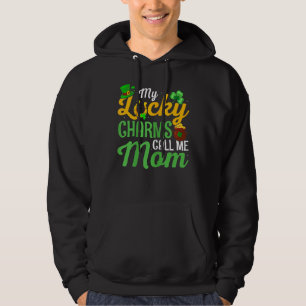 Veste À Capuche Femmes Mes Charmants Chanceux M'Appelent Maman Hap