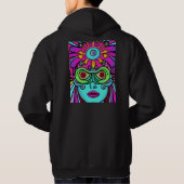 VESTE À CAPUCHE FEMMES PSICODELIC (Dos)