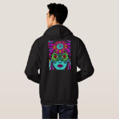 VESTE À CAPUCHE FEMMES PSICODELIC (Dos entier)