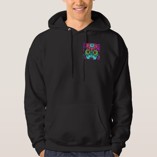 VESTE À CAPUCHE FEMMES PSICODELIC (Devant)
