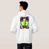 VESTE À CAPUCHE FEMMES PSICODELIC (Dos entier)