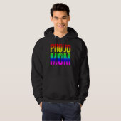 Veste À Capuche Femmes Queer Fier Maman Lesbienne Lgbtq Pride Mois (Devant entier)