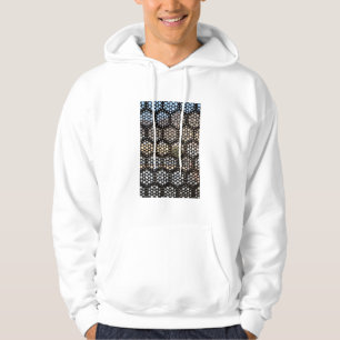 Veste À Capuche Fenêtre à treillis géométrique, Inde