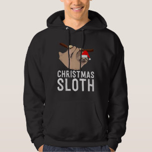 Veste À Capuche Fente de Noël avec chapeau de Père Noël